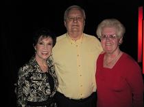 Gene and Carol Grzebyk from Pittsburgh backstage at the Opry on March 26, 2010